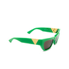 Gafas de sol Bottega Veneta BV1177S 003 green - Miniatura del producto 2/4