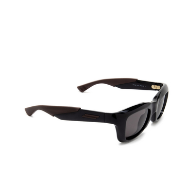 Bottega Veneta BV1183S Sunglasses 001 black - three-quarters view
