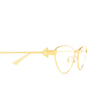 Occhiali da vista Bottega Veneta BV1188O 002 gold - anteprima prodotto 3/4