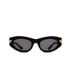 Bottega Veneta BV1189S Sunglasses 001 black - product thumbnail 1/4