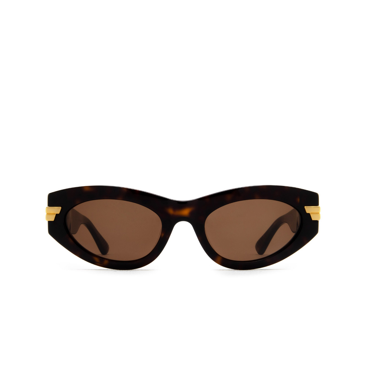 Bottega Veneta BV1189S Sunglasses 002 Havana - front view