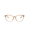 Gafas graduadas Burberry AIDEN 3888 transparent brown - Miniatura del producto 1/4