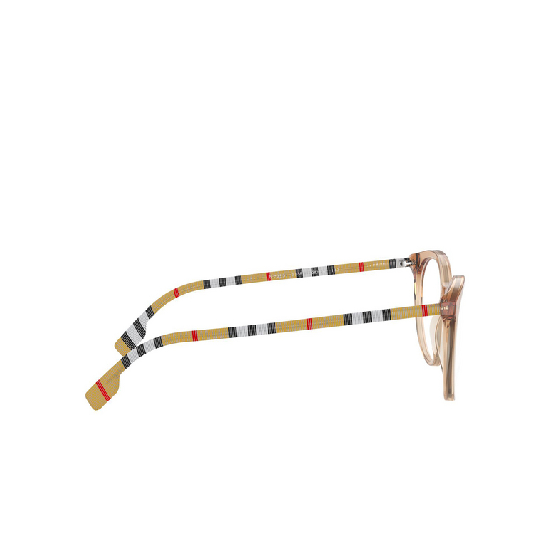 Burberry AIDEN Eyeglasses 3888 transparent brown - 3/4