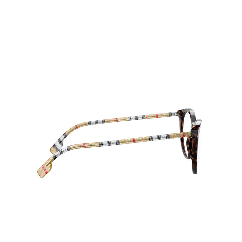 Burberry AIDEN Eyeglasses 3903 dark havana - 3/4