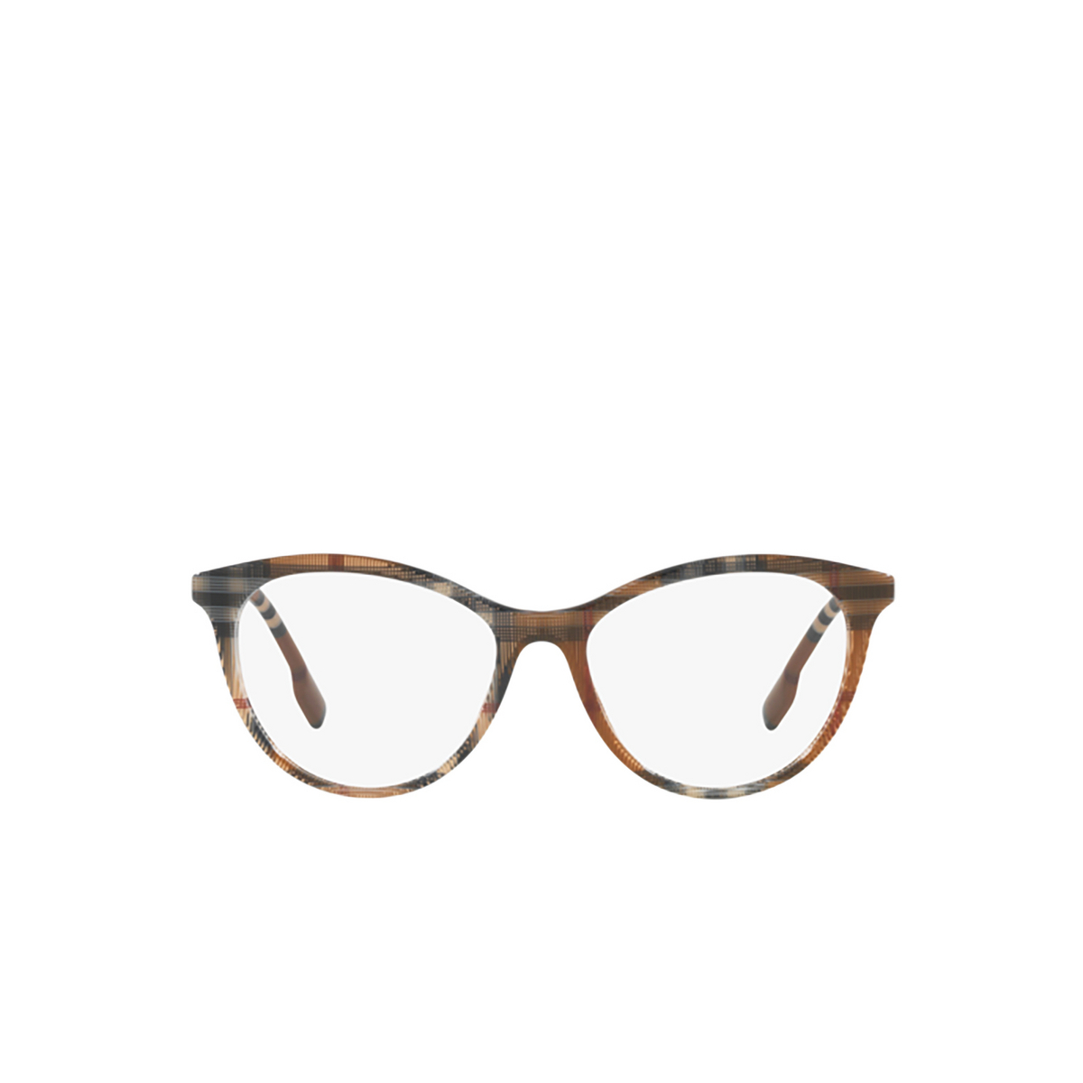 Burberry AIDEN Eyeglasses 4005 Check Brown - front view