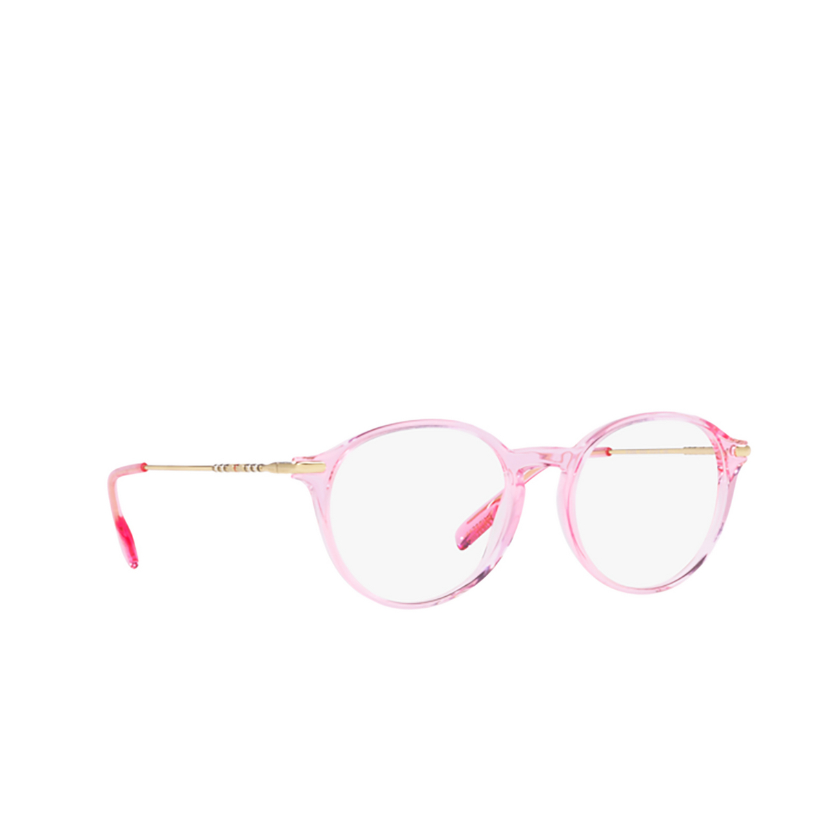 Burberry ALISSON Eyeglasses 4024 Pink - three-quarters view