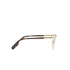 Burberry® Cat-eye Eyeglasses: Alma BE1362 color Light Gold 1109 - product thumbnail 3/3.