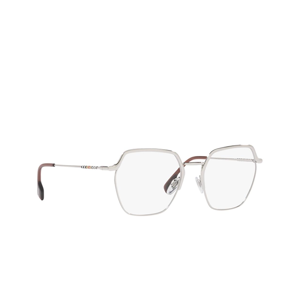 Burberry ANGELICA Eyeglasses 1005 Silver - three-quarters view