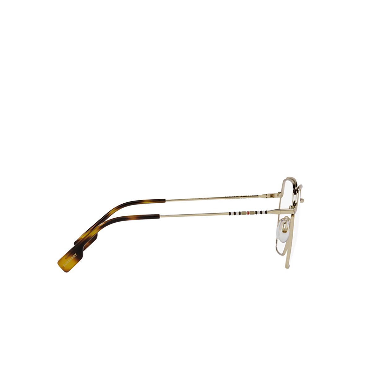 Occhiali da vista Burberry ANGELICA 1109 Light Gold - anteprima prodotto 3/4