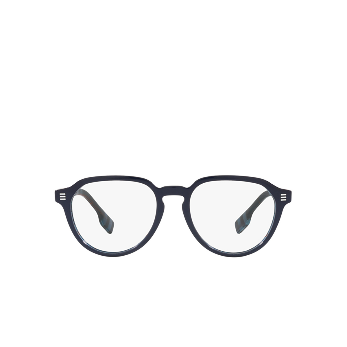 Burberry ARCHIE Eyeglasses 3956 Top Blue On Navy Check - front view