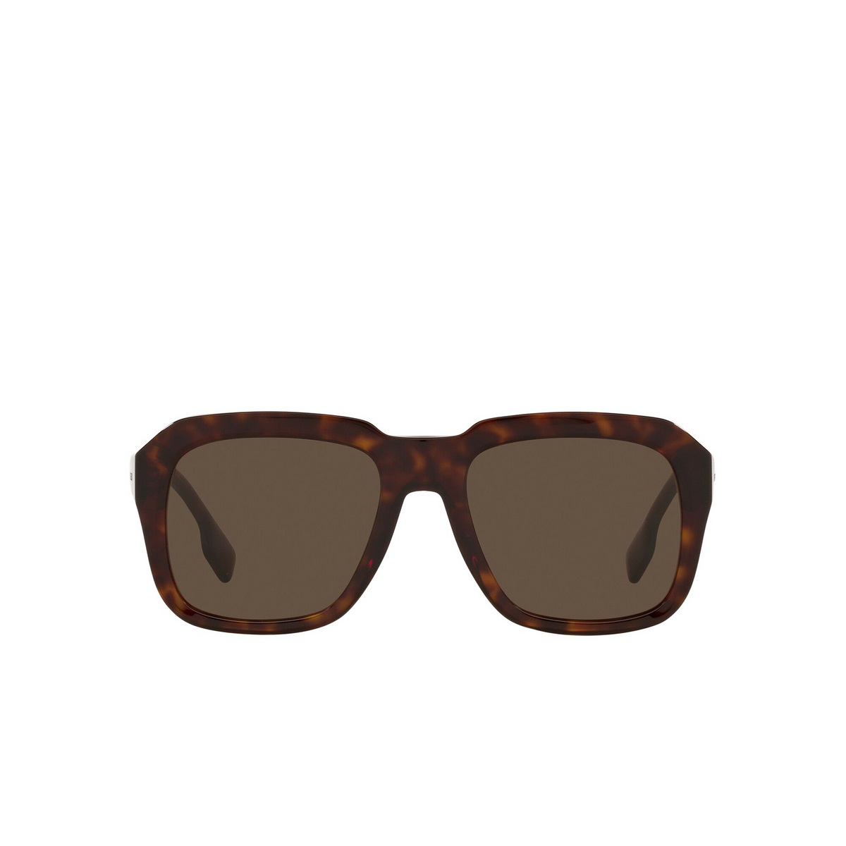 Burberry® Square Sunglasses: BE4350 Astley color 392073 Dark Havana - front view