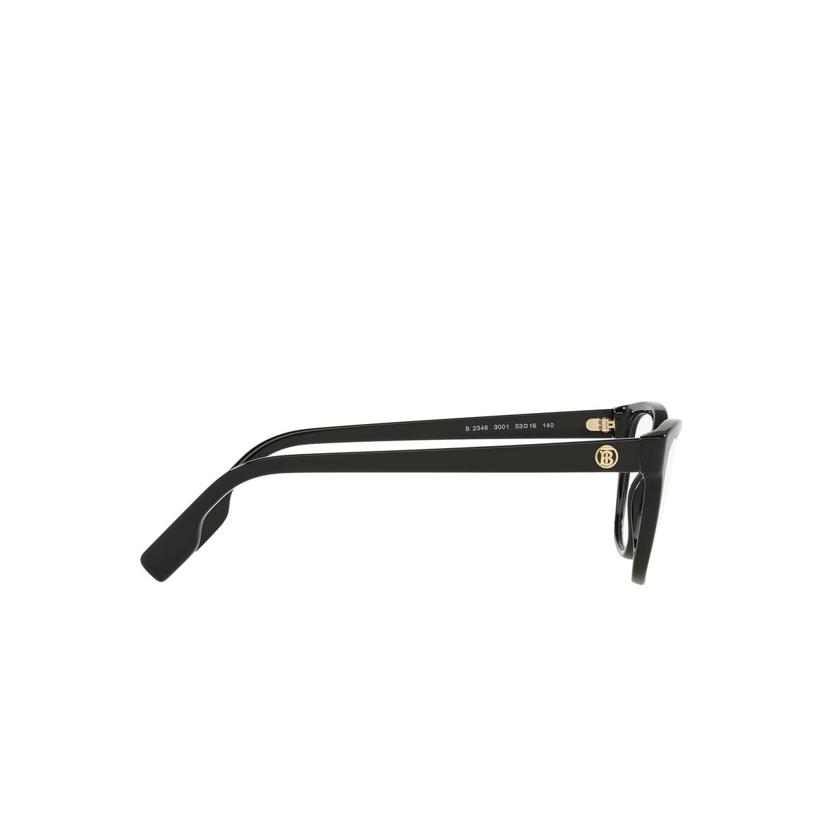 Burberry AUDEN Eyeglasses 3001 Black - 3/4