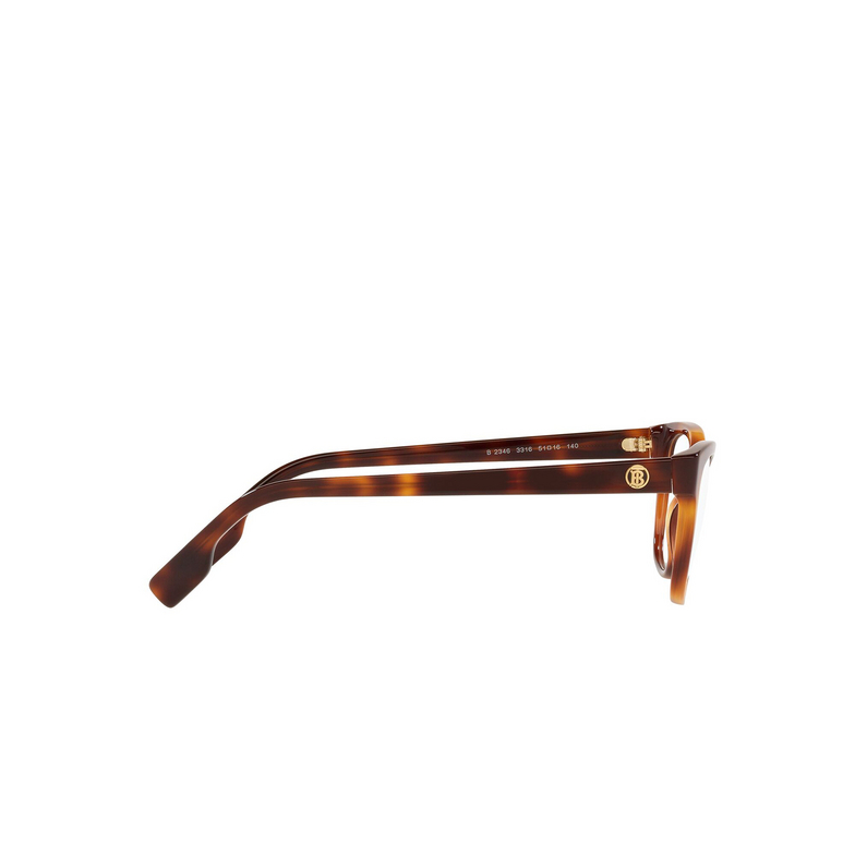 Burberry AUDEN Eyeglasses 3316 light havana - 3/4