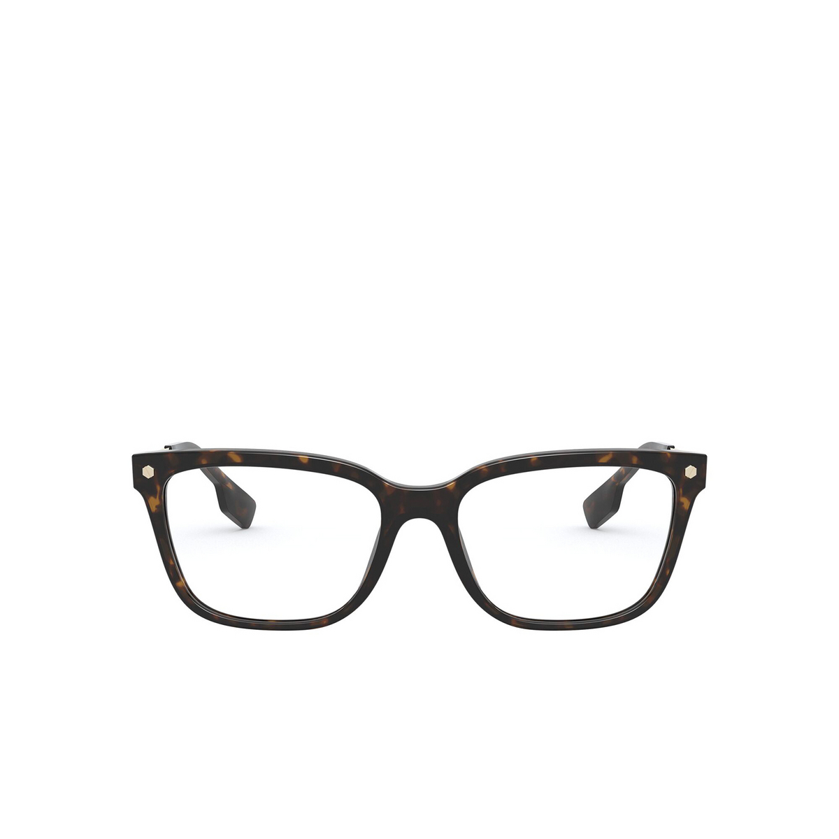 Burberry® Square Eyeglasses: Hart BE2319 color Dark Havana 3002 - front view.