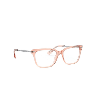 Burberry HART Eyeglasses 3865 peach - three-quarters view