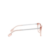Burberry HART Eyeglasses 3865 peach - product thumbnail 3/4