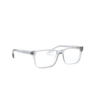 Gafas graduadas Burberry HEATH 3825 transparent grey - Miniatura del producto 2/4