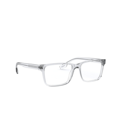 Burberry HEATH Eyeglasses 3825 transparent grey - three-quarters view