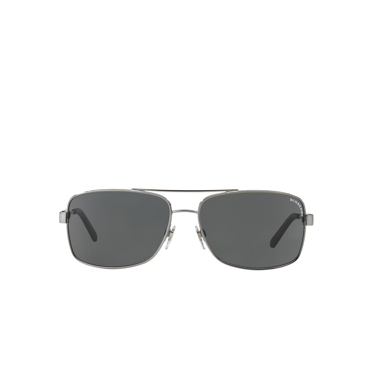 Burberry BE3074 Sunglasses 100387 Gunmetal - front view