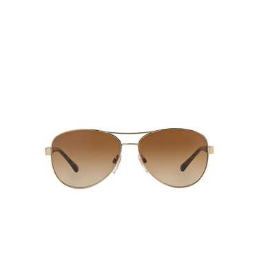 Gafas de sol Burberry BE3080 114513 light gold - Vista delantera