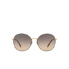 Gafas de sol Burberry BE3094 1257G9 light gold - Miniatura del producto 1/4