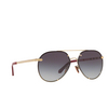 Gafas de sol Burberry BE3099 11458G light gold - Miniatura del producto 2/4