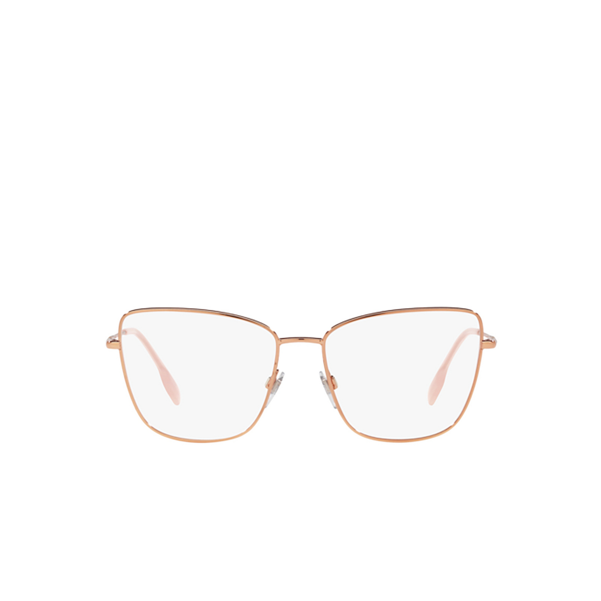 Burberry BEA Eyeglasses 1337 Rose Gold - front view