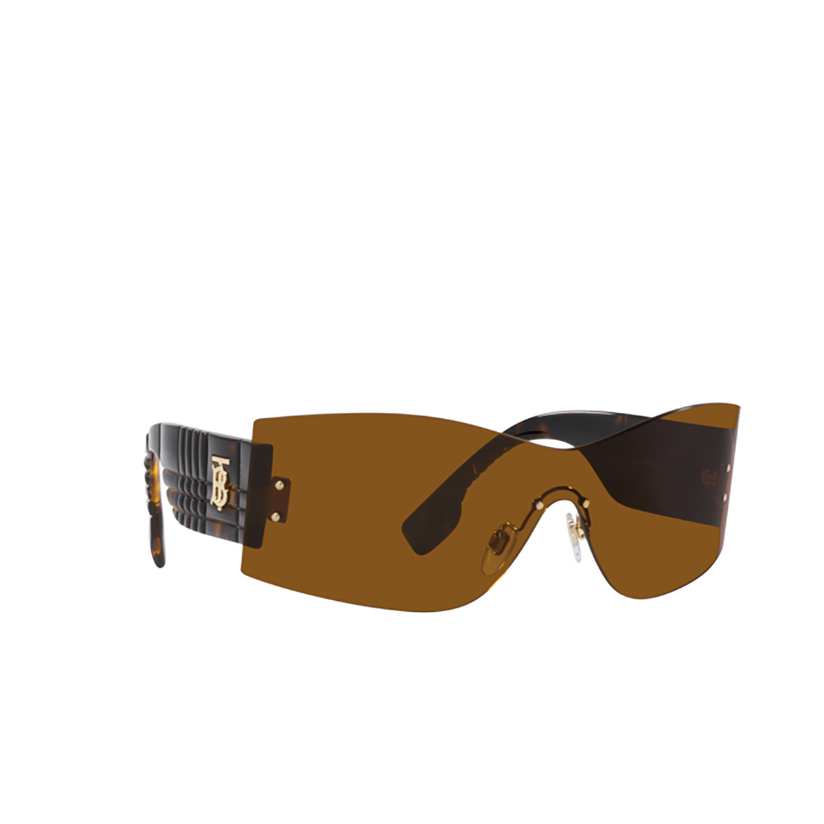 Burberry BELLA Sunglasses 110963 Brown - three-quarters view