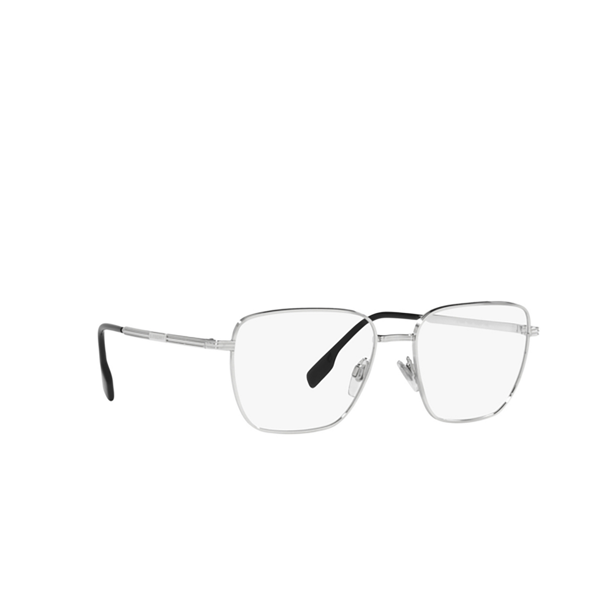 Burberry BOOTH Eyeglasses 1005 Silver - three-quarters view