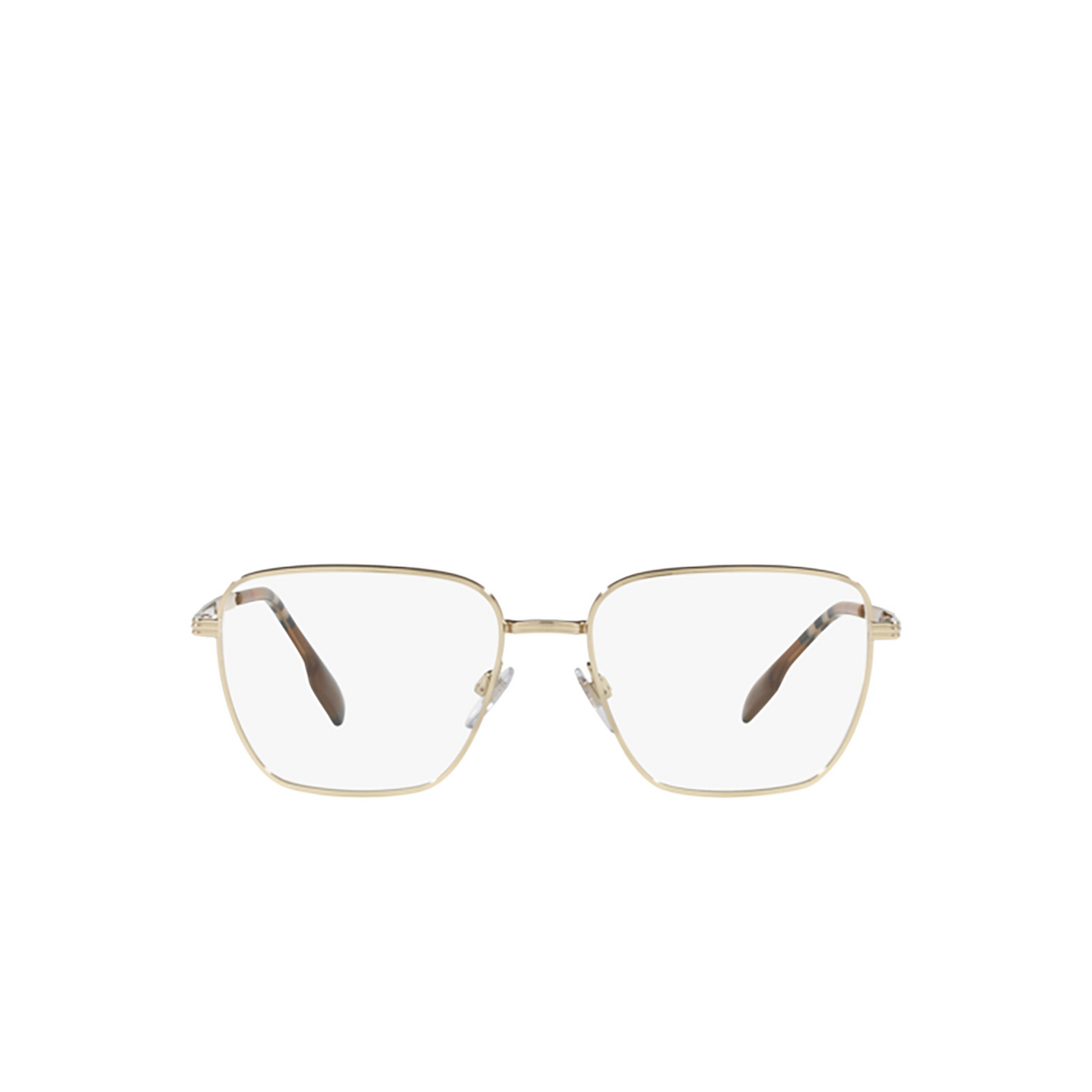 Burberry BOOTH Eyeglasses 1109 Light Gold - front view