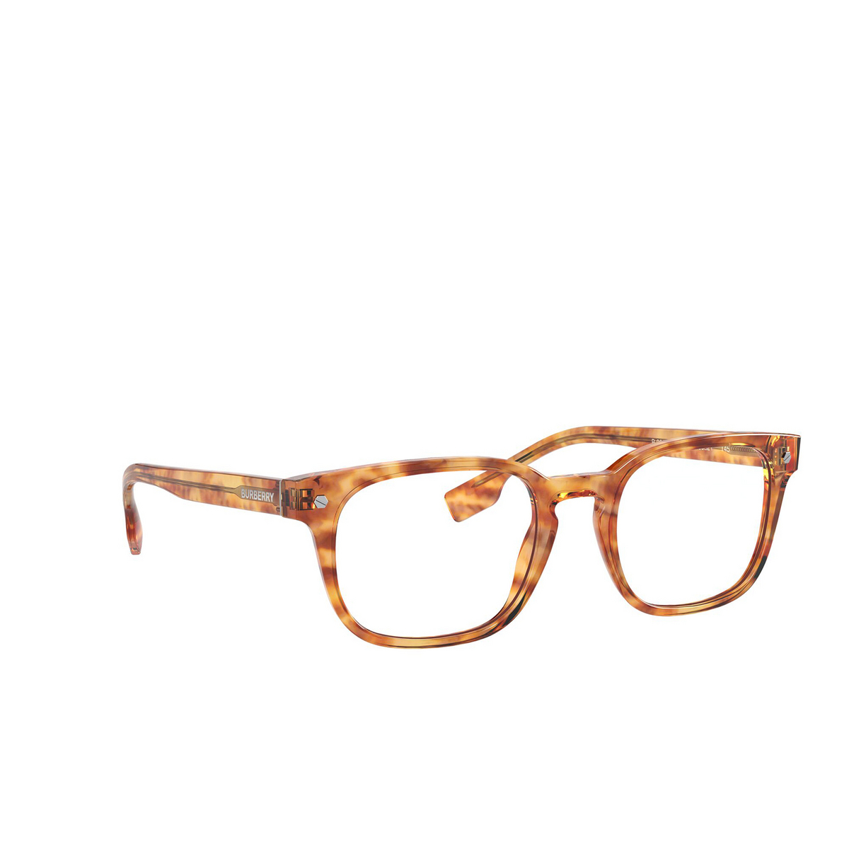 Burberry® Square Eyeglasses: Carlyle BE2335 color Light Havana 3908 - three-quarters view.