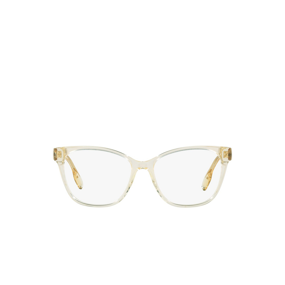 Burberry® Cat-eye Eyeglasses: Caroline BE2345 color Yellow 3852 - front view.