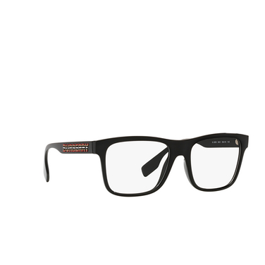 Burberry CARTER Eyeglasses 3001 black - three-quarters view