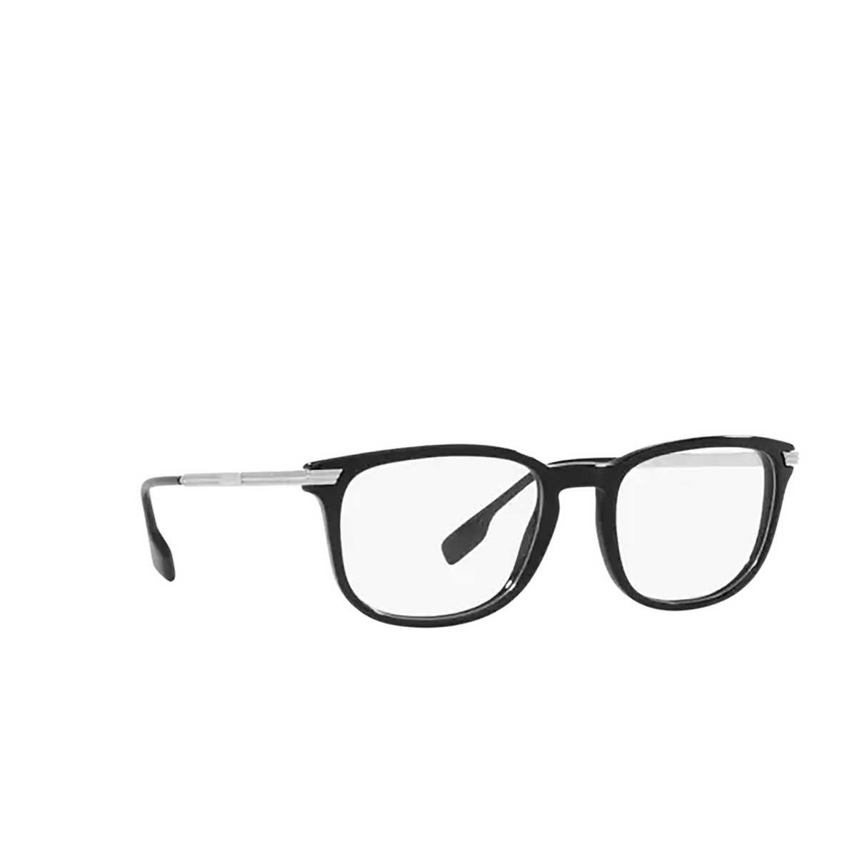 Burberry CEDRIC Eyeglasses 3001 Black - three-quarters view