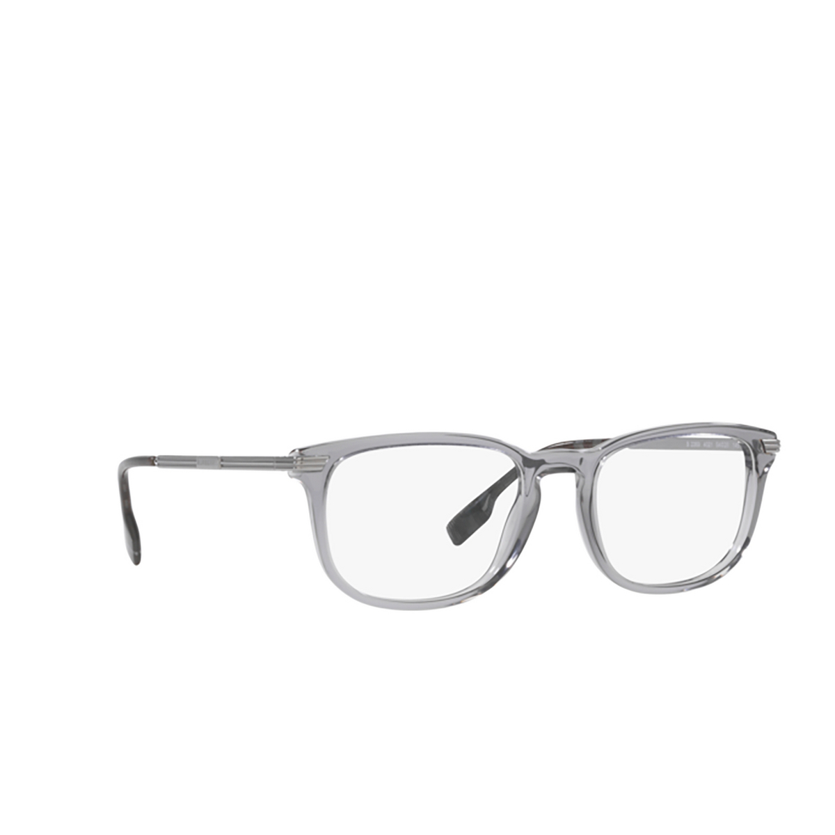 Burberry CEDRIC Eyeglasses 4021 Grey - three-quarters view