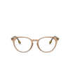 Gafas graduadas Burberry CHALCOT 3856 transparent brown - Miniatura del producto 1/4