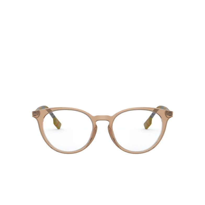 Burberry CHALCOT Eyeglasses 3856 transparent brown - 1/4
