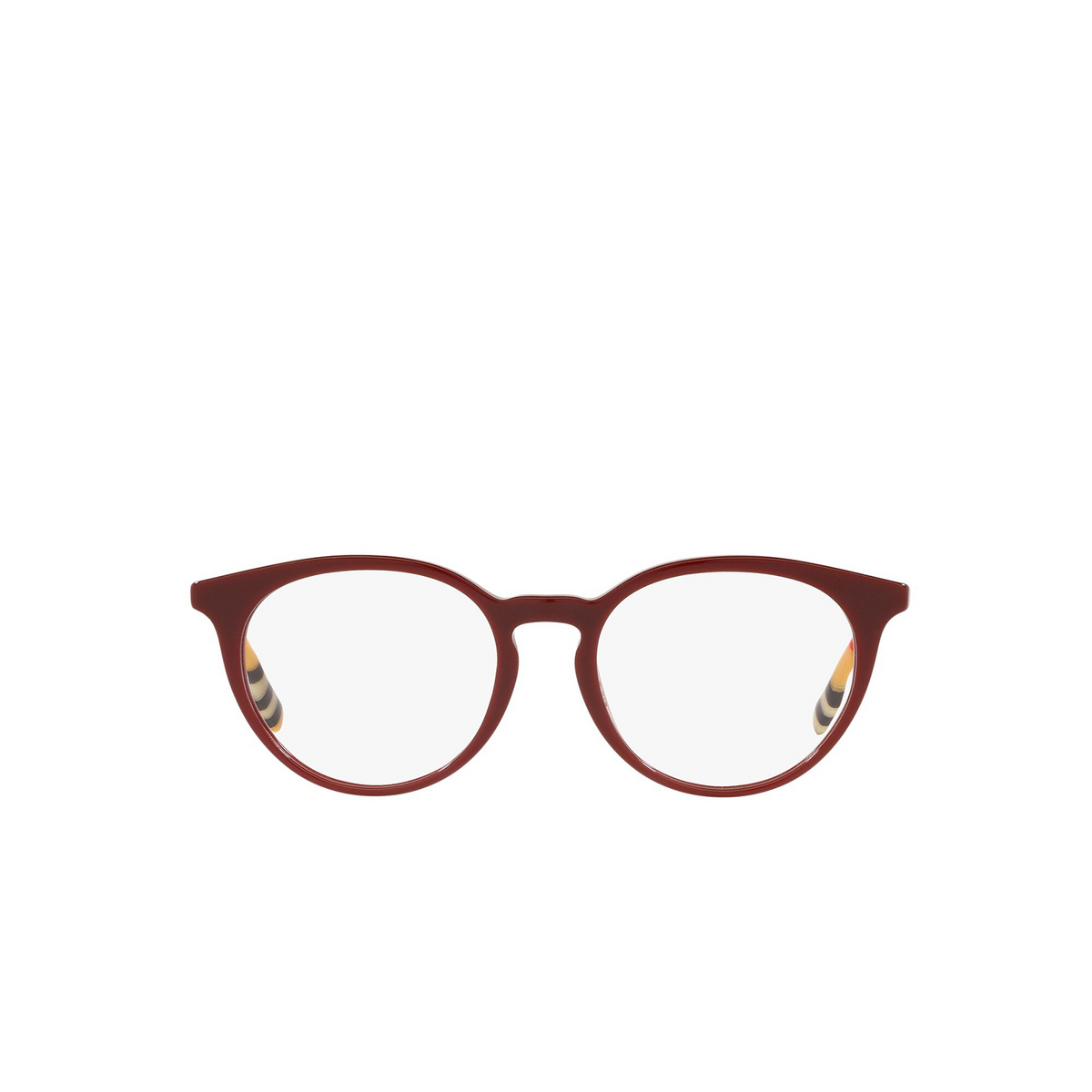 Burberry® Round Eyeglasses: Chalcot BE2318 color Bordeaux 3916 - front view.