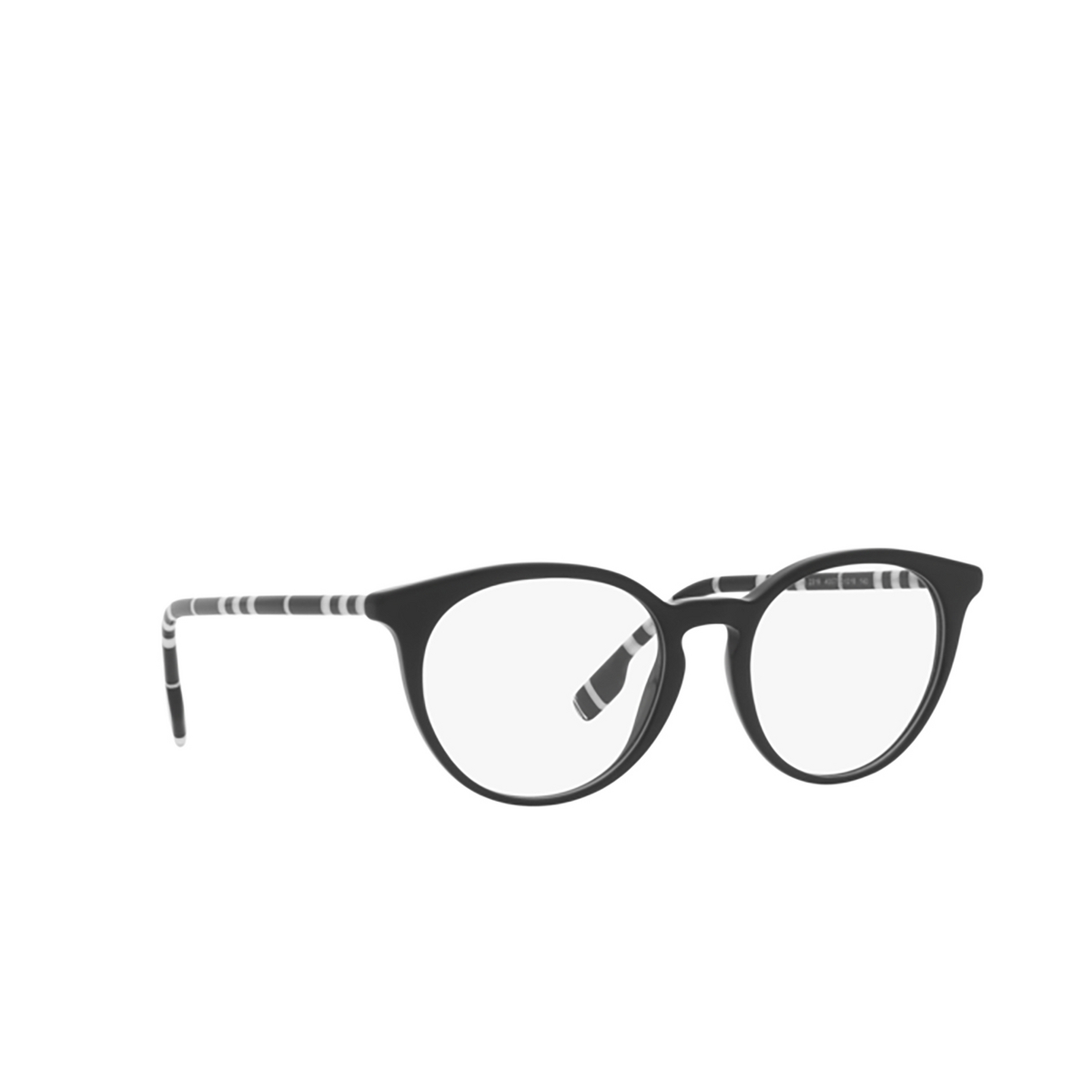 Burberry CHALCOT Eyeglasses 4007 Black - three-quarters view