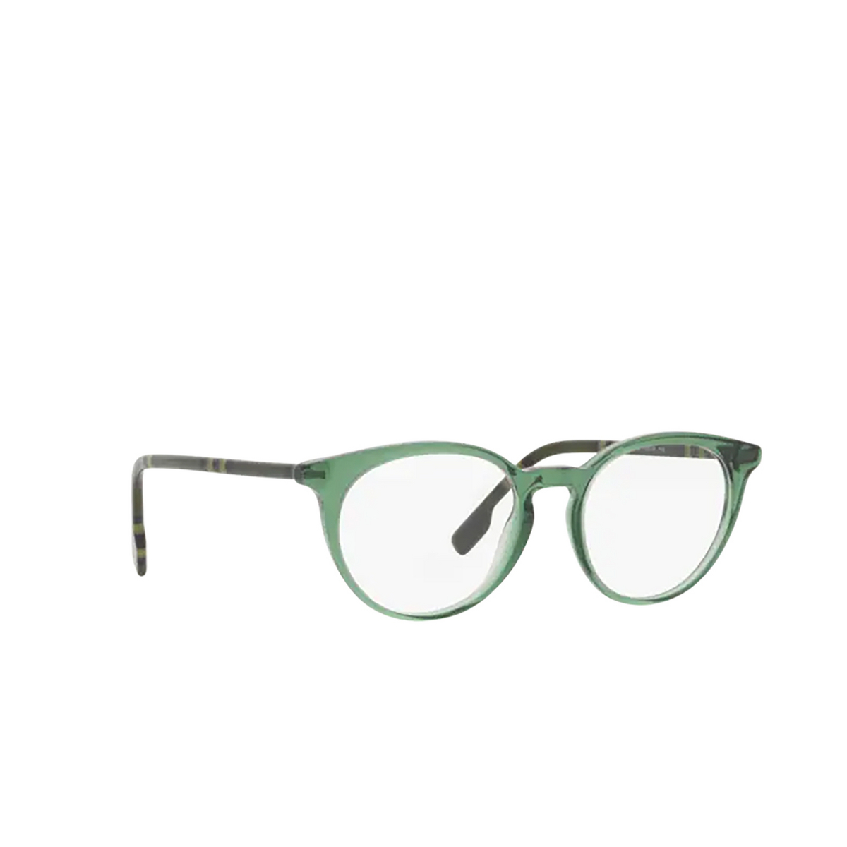 Burberry CHALCOT Eyeglasses 4012 Green - three-quarters view