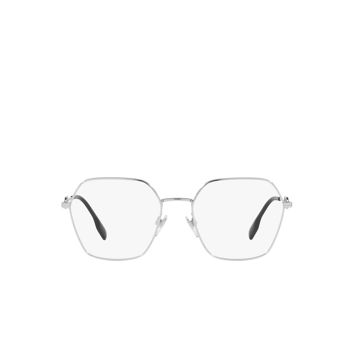 Burberry® Irregular Eyeglasses: Charley BE1361 color Silver 1005 - front view.