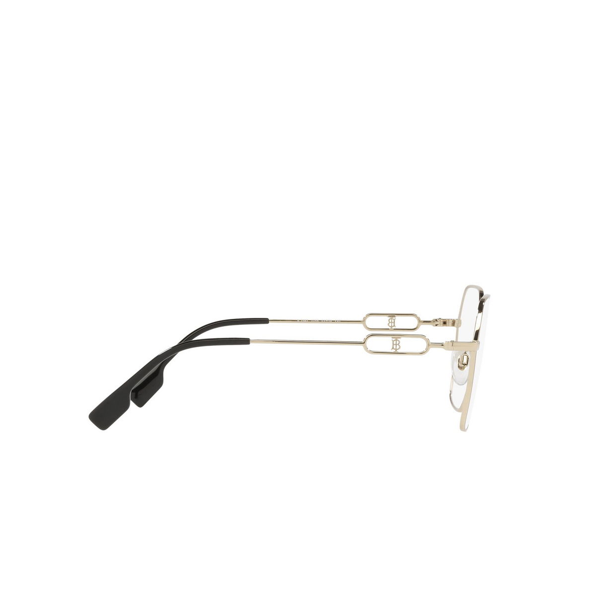 Burberry® Irregular Eyeglasses: Charley BE1361 color Light Gold 1109 - 3/3.