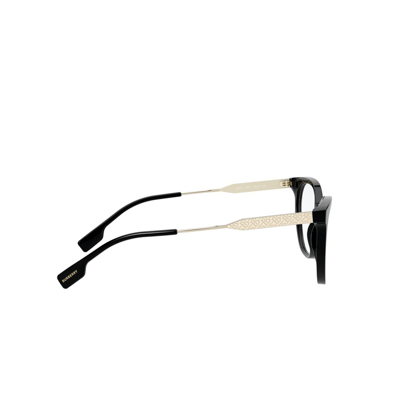 Burberry CHARLOTTE Eyeglasses 3001 black - 3/4