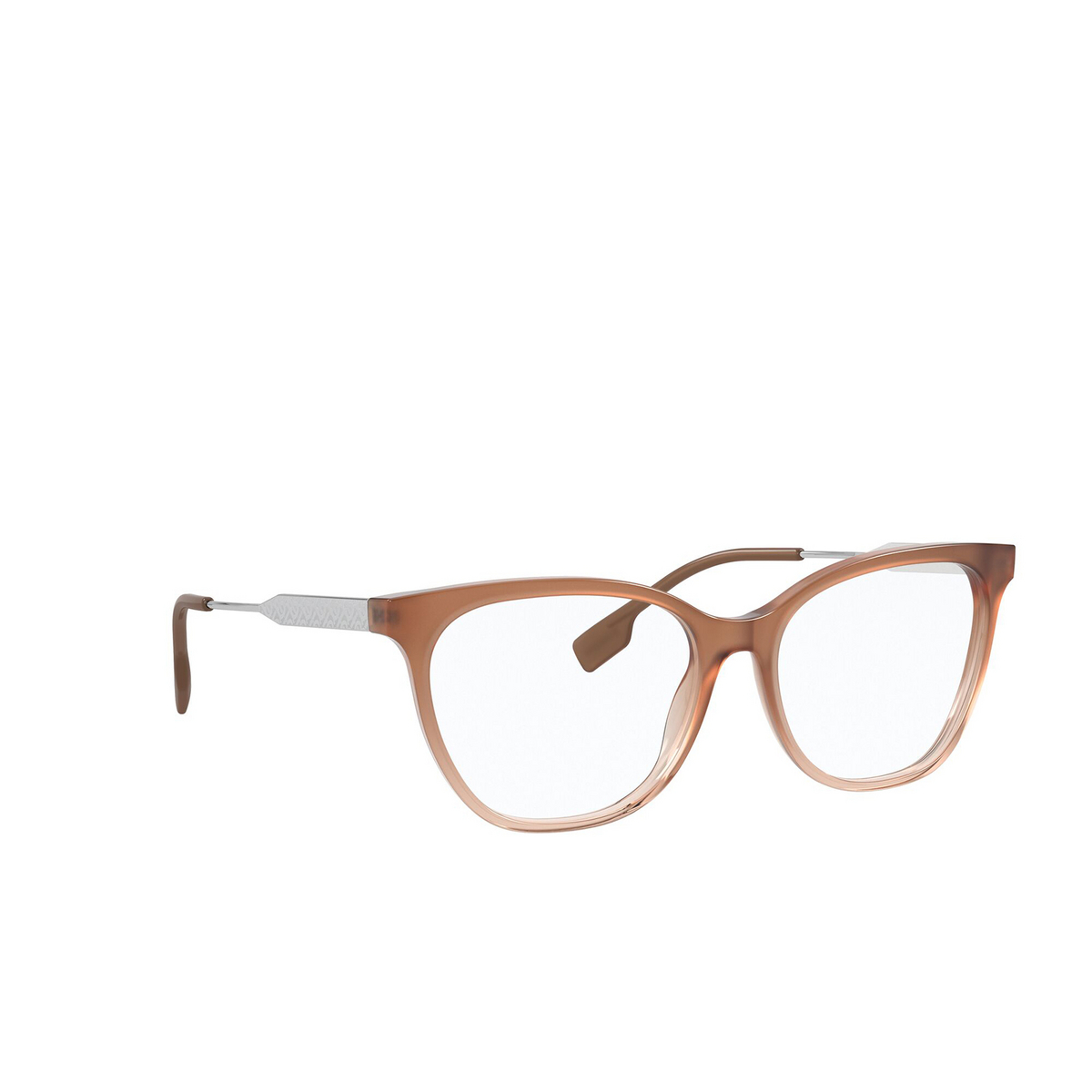 Burberry® Cat-eye Eyeglasses: Charlotte BE2333 color Brown 3173 - three-quarters view.