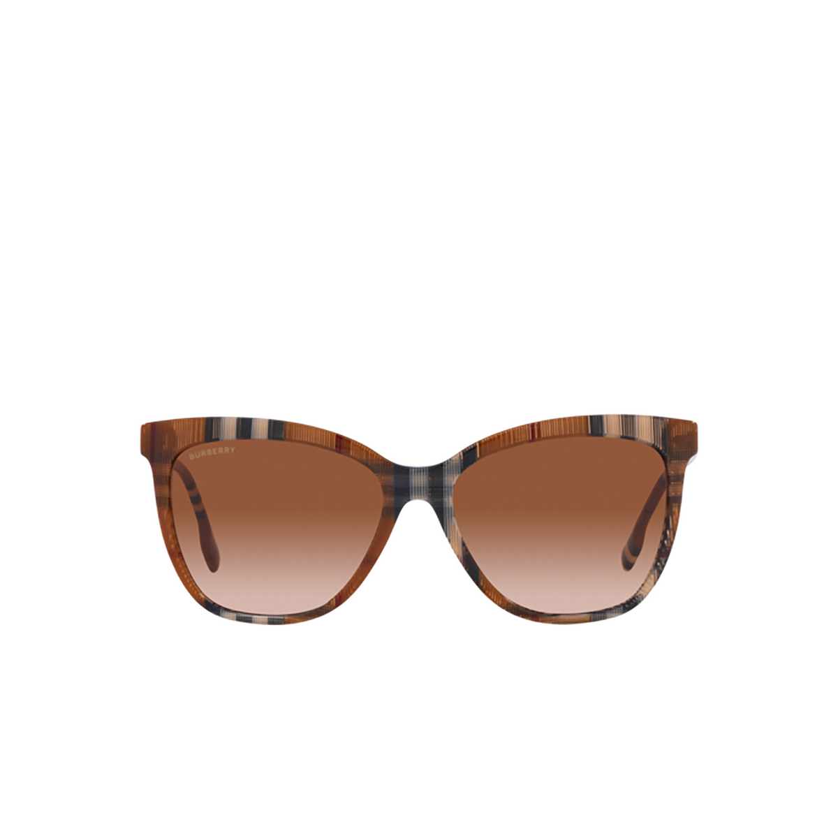 Burberry CLARE Sunglasses 400513 Check Brown - front view