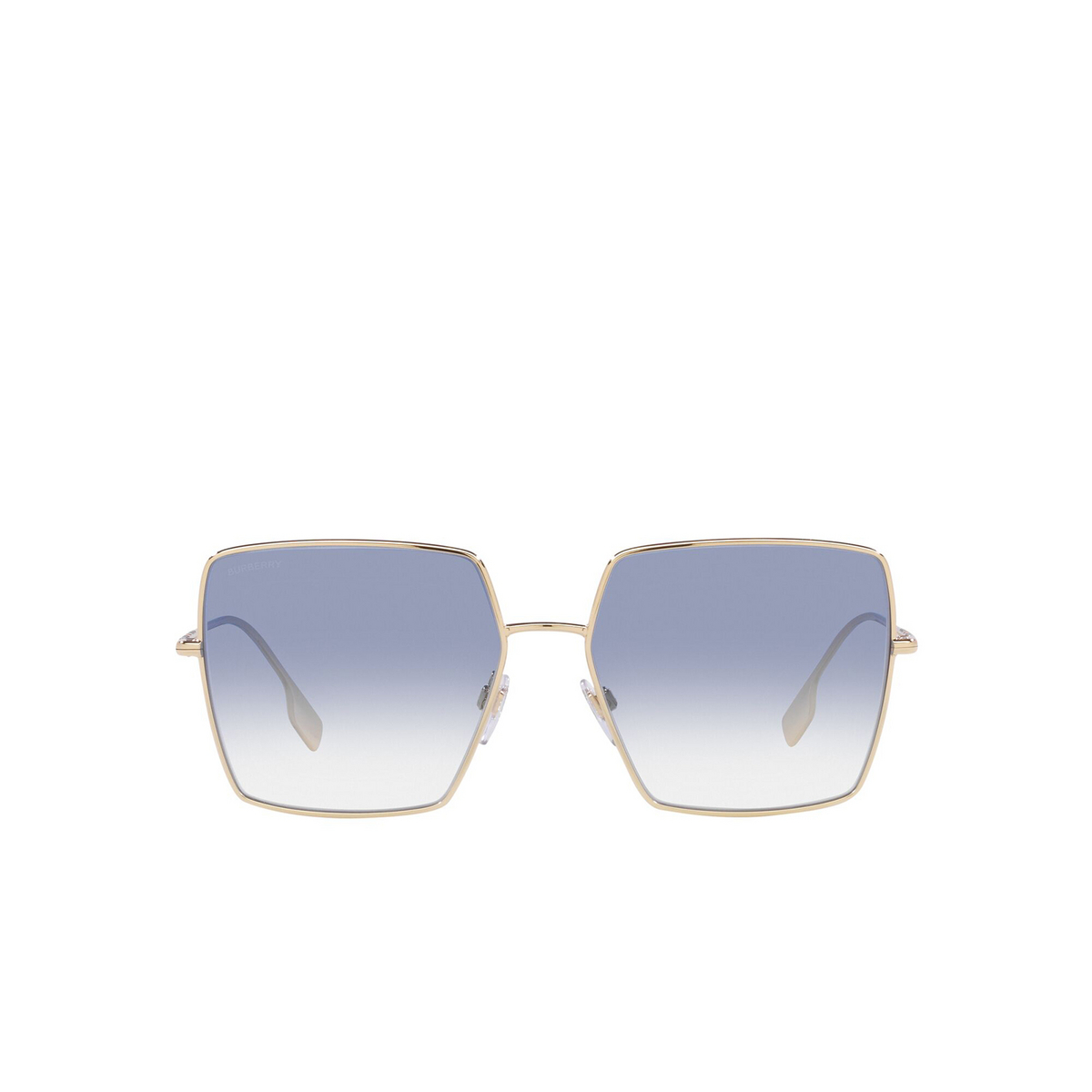 Burberry® Square Sunglasses: BE3133 Daphne color 110919 Light Gold - front view