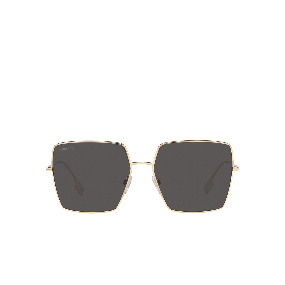 Burberry® Square Sunglasses: BE3133 Daphne color 110987 Light Gold - front view