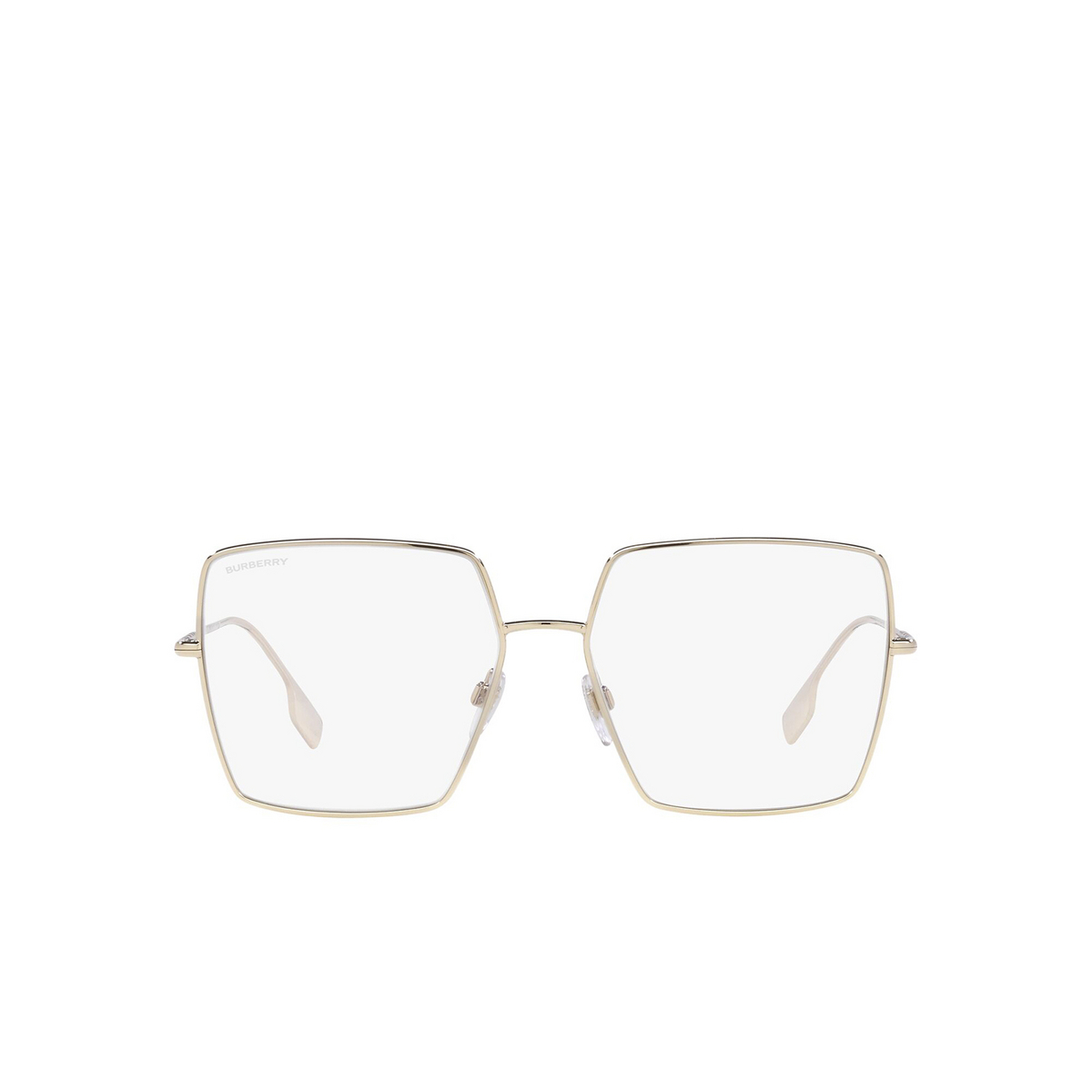 Burberry® Square Sunglasses: BE3133 Daphne color 1109SB Light Gold - front view