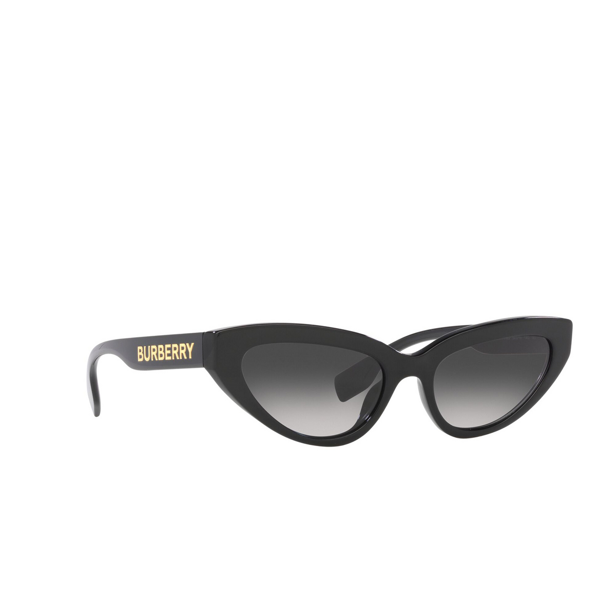 Burberry DEBBIE Sunglasses 30018G Black - three-quarters view