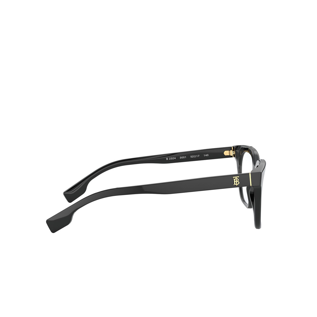 Burberry DORIEN Eyeglasses 3001 Black - 3/4